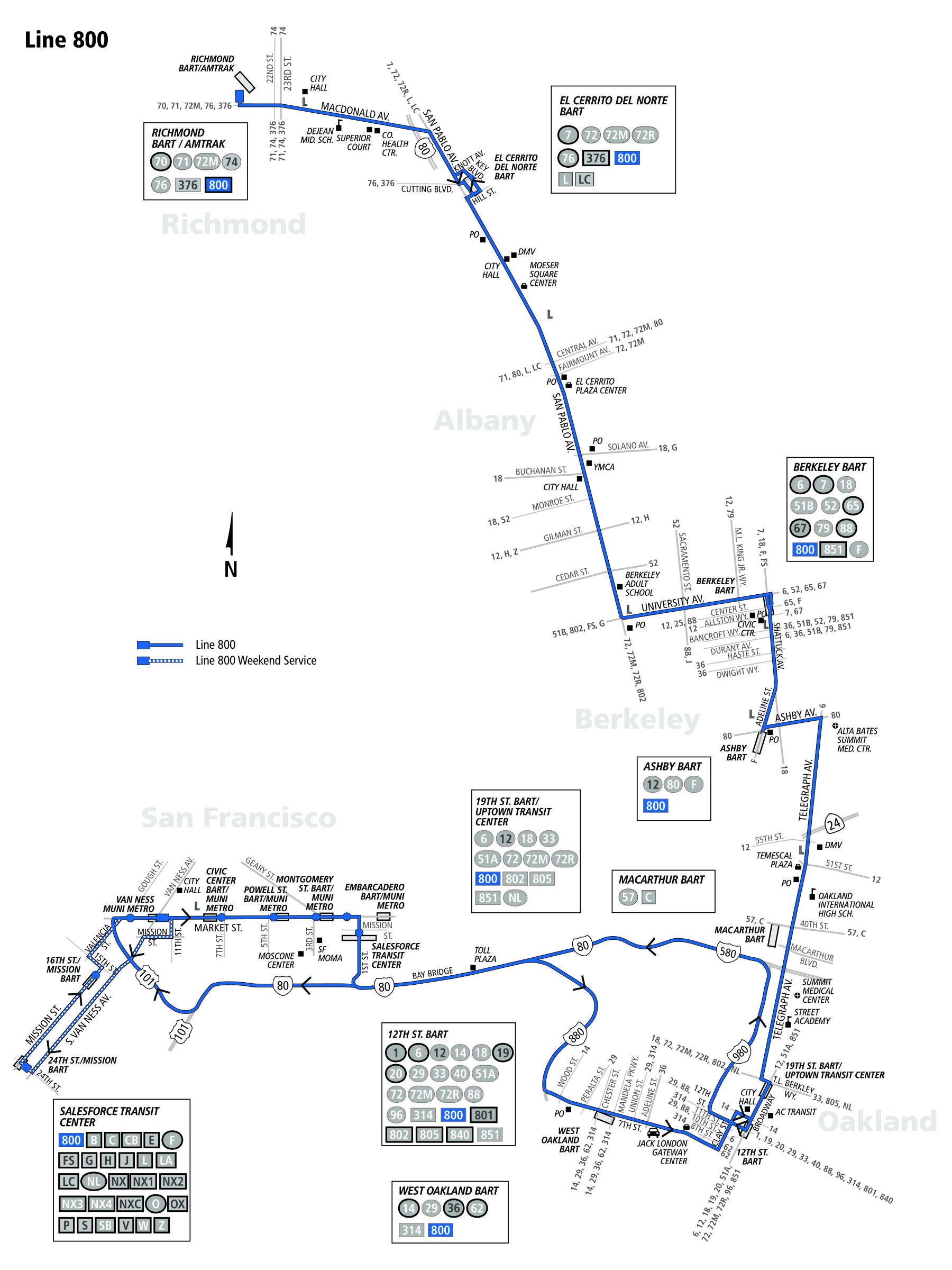 800 bus schedule - ac transit - sf bay transit